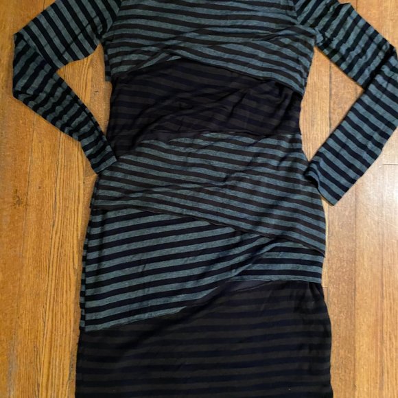 TRIBAL Striped Tiered Dress Size S - Picture 5 of 5